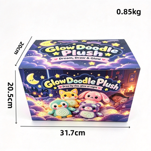 Juguete de Peluche Luminoso con Varita Mágica, Luz Nocturna Pintada, Juguete de Peluche Brillante, Regalo Divertido y Original - Product Image 4