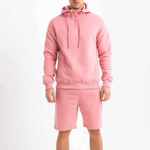 Ensemble survêtement homme automne 100% coton style urbain : sweat à capuche et short, coupe décontractée, respirant - Product Image 6