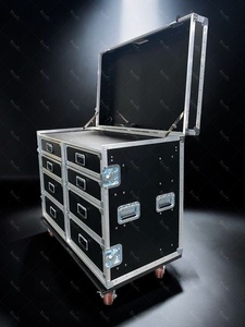 Boîte de travail standard double large à 8 tiroirs avec table frontale - Product Image 4