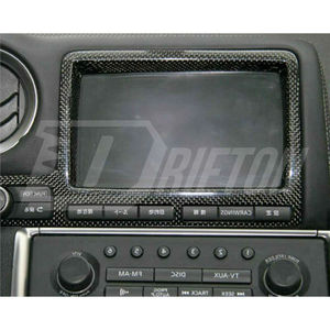 R35 GTR 2008-2016 Carbon Fiber Navigation Cover <b>Interiors</b> Kits For Nissan - Product Image 2