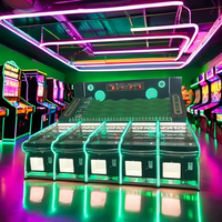 Simulateur d'arcade de course de chevaux personnalisable pour cinq joueurs de l'usine Rong Xiang, en bois et métal, version anglaise, jeu électronique à monnayeur 220V