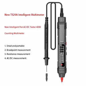 Counts Smart Digital Detector Pen Multímetro Ac/DC Voltaje Ncv Multímetro de alta precisión Voltímetro Herramienta de prueba