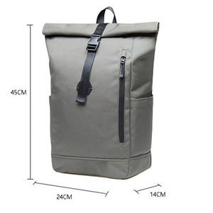 Custom Custom School Cool <b>Backpack</b> Rucksack Outdoor Travel <b>Roll</b> <b>Top</b> <b>Waterproof</b> Softback Laptop Use <b>Backpack</b> - Product Image 1