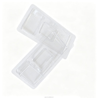 Emballage blister PET séparé prêt pour la vente au détail, avec fermeture à clip pour chargeur de téléphone, câble USB, en stock, expédition rapide