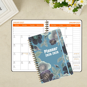 Custom 2024-2025 Spiral Binding <b>A5</b> Agenda <b>Notebook</b> Day Planner Weekly <b>with</b> <b>Dividers</b>-Gift Option - Product Image 3