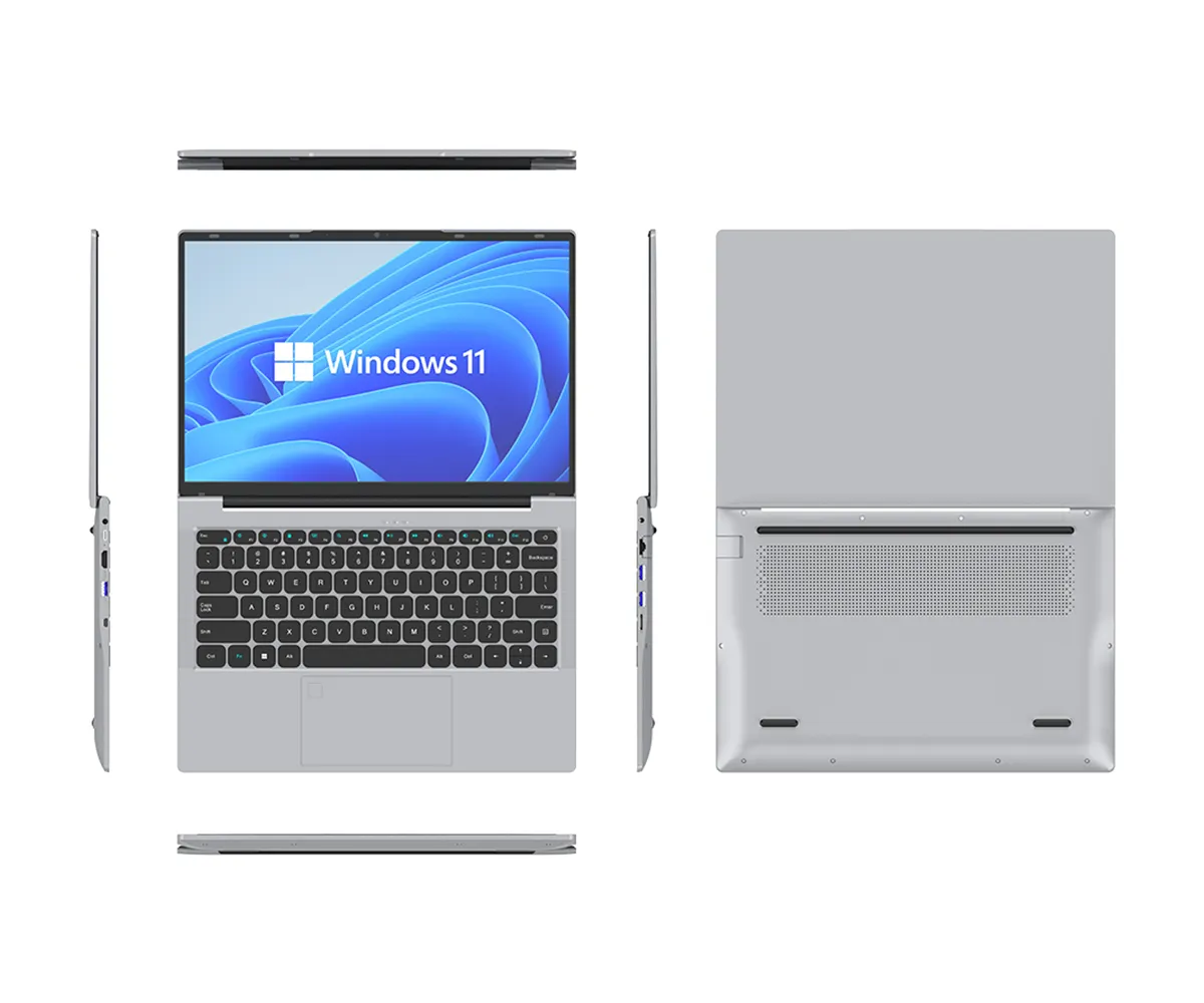 Уникальный 14-дюймовый ноутбук FHD IPS 8 ГБ оперативной памяти 256 ГБ 512 ГБ SSD windows 11 intel Celeron компьютер