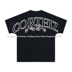 T-shirt à manches courtes pour homme, style hip-hop, imprimé Alcatraz Island, collection 25FW Cort Classic, coupe ample, décontracté, streetwear - Product Image 2