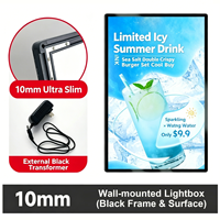 Support d'affichage lumineux LED haut de gamme |   Uniformité de qualité cinéma |   Échange rapide en 30 secondes |   Tableau de menu à luminosité ultra-élevée