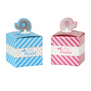 Nuova Scatola Porta Caramelle Personalizzata e Creativa a Forma <span class=keywords><strong>di</strong></span> Elefantino Rosa per Primo Compleanno Come <span class=keywords><strong>Regalo</strong></span> per Feste - Product Image 1