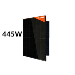 Panneaux solaires bifaciaux noirs Sunplus haute efficacité 445W pour usage résidentiel, expédition depuis l'entrepôt de Californie - Product Image 1