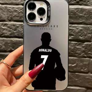 Lucky No.7 <span class=keywords><strong>Ronaldo</strong></span> Football Star Designer <span class=keywords><strong>Coque</strong></span> de téléphone pour iPhone XR XS 11 12 13 Mini 14 15 16 Pro Max en matériau PC Durable - Product Image 5