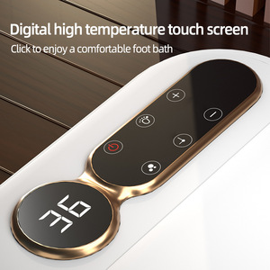 Masseur de pieds automatique pliable <span class=keywords><strong>à</strong></span> écran tactile numérique, favorise la circulation sanguine, bain de pieds électrique entièrement automatique - Product Image 2