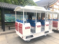 Train touristique de haute qualité à 20 places, confortable, à faible vitesse et zéro émission pour les voyageurs
