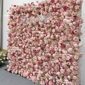 Sunwedding 8x8 <span class=keywords><strong>rosa</strong></span> <span class=keywords><strong>rosa</strong></span> <span class=keywords><strong>rosa</strong></span> fiore artificiale sfondo Roll-Up per matrimonio natale capodanno & servizi fotografici <span class=keywords><strong>di</strong></span> Halloween - Product Image 2