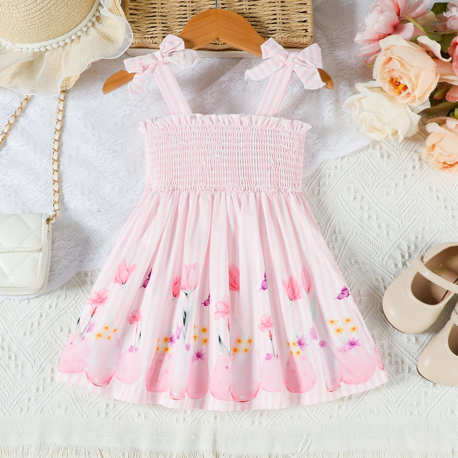 slim fit dress slacks Girls Christmas Dresses main image 1