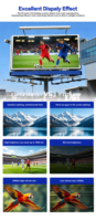 Écran LED fixe extérieur P3.076, étanche IP65, HDR10, 8K, luminosité 5000 cd, 3840 Hz, lisible en plein soleil, garantie 2 ans, Villa