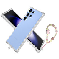 Pour Samsung S23/S23 Plus/S23 Ultra Mince TPU Téléphone Cas Transparent Anti-Drop Couverture Arrière Longe Quatre Coins Téléphone Protecteur