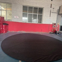Tapis de bain en feutre de polyester uni, OEM ODM, haute absorption d'eau, doux, léger, séchage rapide, antidérapant, pour la maison et l'hôtel