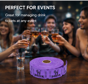 Etiquetas Perforadas para Bebidas Color Morado, Fáciles de Desprender, Impresas Flexográficamente, Numeradas Consecutivamente - Product Image 5