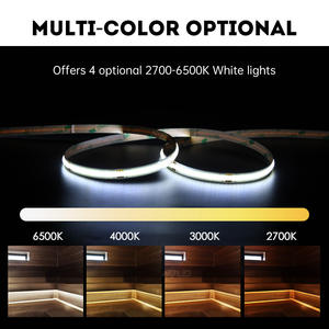 Tira de Luz LED COB ADLED de 24V, 320 LED/m, 3000K, 4000K, 6500K, Certificación CE y RoHS, Flexible, IP20, para Iluminación de Gabinetes - Product Image 5