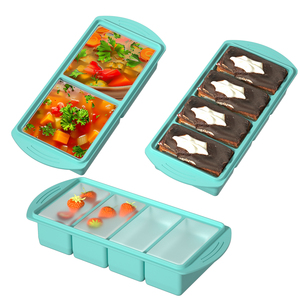 Lớn 1000ml tái sử dụng Silicone <span class=keywords><strong>Ice</strong></span> <span class=keywords><strong>Cube</strong></span> <span class=keywords><strong>Tray</strong></span> với nắp tủ đông công cụ và <span class=keywords><strong>Ice</strong></span> Cream Maker New công suất lớn Tủ đông phụ kiện - Product Image 1