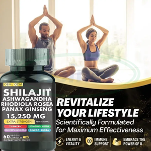 Ausreson Oem Shilajit Ashwagandha Rhodiola Rosea <span class=keywords><strong>Panax</strong></span> Cápsulas Suplemento <span class=keywords><strong>Ginseng</strong></span> Rojo Coreano - Product Image 4