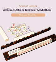 Support magnétique pour tuiles de mahjong en écaille de tortue de 20 pouces, organisateur de tuiles de mahjong, accessoires de jeu à domicile en stock