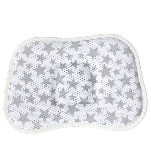 Nuevo llegar estrella transpirable, lavable anti rollo de <span class=keywords><strong>cabeza</strong></span> <span class=keywords><strong>plana</strong></span> almohada del bebé - Product Image 2