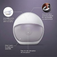 Manuel pour la collecte de lait maternel en silicone médical de style courbe, sans BPA, anti-fuite, avec bec verseur, pour les mamans allaitantes, le bureau et les voyages