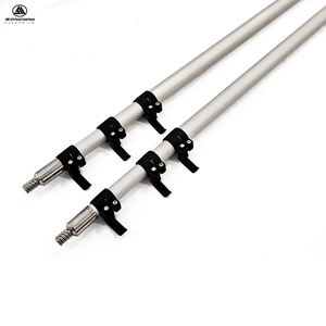 <span class=keywords><strong>Pôle</strong></span> télescopique en aluminium, pôles d'extension robustes, 3,6 m, 4 sections, conception écologique à verrouillage à bascule pour la peinture, le dépoussiérage, le nettoyage - Product Image 2