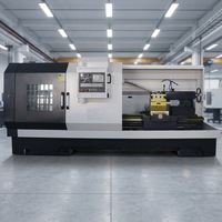 Tour à plat machine fanuc tour cnc CK6165E mandrin automatique tour cnc machine-outil