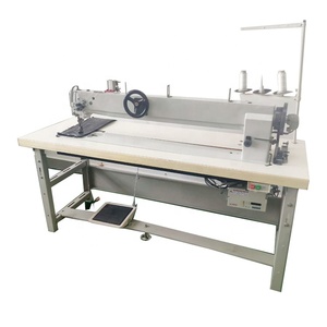 Machine à coudre industrielle pour cuir, double aiguille, alimentation intégrée, pour matériaux extra épais - Product Image 5