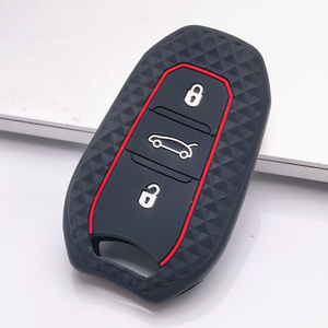 <span class=keywords><strong>Housse</strong></span> de clé pour <span class=keywords><strong>Peugeot</strong></span> 3008 5008 <span class=keywords><strong>208</strong></span> 308 408 508 4008 C3, anti-rayures, antichoc, prise en main douce, boutons faciles à utiliser, installation facile - Product Image 5