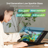 Tableta Gráfica Kamvas 16 Gen3 GS1563, Bloc de Dibujo Electrónico LCD con Pantalla y Lápiz Digital para PC