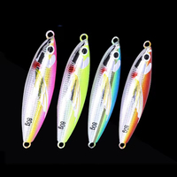 40g 60g 80g 100g Appâts de pêche en métal imprimé pour la pêche au marlin, la carpe et le bar.