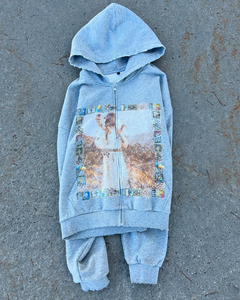 Hoodie surdimensionné à épaules tombantes, coupe ample, 500 g/m² ultra lourd, avec logo personnalisé, fabrication de sweats à capuche, impression DTG - Product Image 3