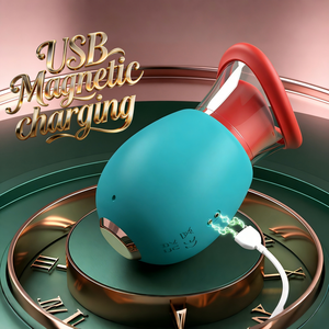 Vibratore a Forma di Rosa per Stimolare Clitoride e Punto G con 10 Vibrazioni Potenti e 3 Modalità Automatiche di Aspirazione - Product Image 5