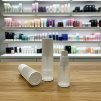 Flacon pompe airless rechargeable pour cosmétiques, 50ml, 80ml, 100ml, flacon pompe en plastique pour brume corporelle, 1oz, 30ml, flacon airless 18mm