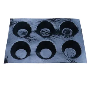 Venta caliente 2024 moldes de pastel de silicona reutilizables molde de silicona rectangular bandeja de muffin de silicona segura para alimentos