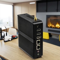 Mini PC sans ventilateur Topton pas cher, 12e génération, Alder Lake N100, quadricœur, 2* LAN, 2* COM, NVMe, 3x4K UHD, HTPC, mini ordinateur industriel, routeur
