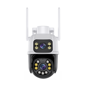 Kamera Luar Ruangan ICSee A26 8MP 4K Keamanan Rumah Lensa Ganda Layar Ganda PTZ Pelacakan Manusia IP66 WiFi 2.4GHz - Product Image 2
