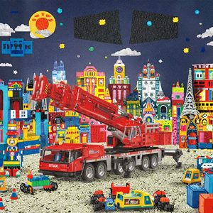 Para 17065 4566PCS <span class=keywords><strong>Serie</strong></span> de Ingeniería RC GMK Grúa, Bloques de Construcción, Modelo de Juguete Educativo Electrónico, Plástico ABS, Escala 1:8 - Product Image 4