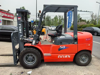 Chariot élévateur diesel Heli 50 de haute qualité, capacité de 5 tonnes, prix d'usine, marque de premier plan, occasion, état neuf, pour palettes