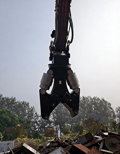Cizalla <span class=keywords><strong>de</strong></span> Demolición Rotatoria Hidráulica con Motor, Material HARDOX400, para Excavadoras <span class=keywords><strong>de</strong></span> 20-25 Toneladas, para Reciclaje <span class=keywords><strong>de</strong></span> Automóviles - Product Image 3