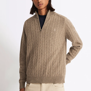 Suéter de Punto para <span class=keywords><strong>Hombre</strong></span>, <span class=keywords><strong>Cuello</strong></span> <span class=keywords><strong>Alto</strong></span>, Casual, Invierno, Transpirable y Cálido, Nuevo, Corte Ajustado, Color Sólido, para Otoño - Product Image 6