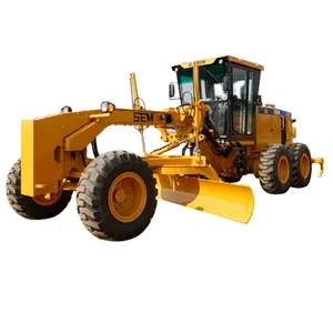 Chinese Top Brand 190HP Compact Hydraulic Motor Grader SEM919 With Spare Parts