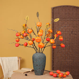 Branches de kaki artificielles Offre Spéciale branches de décoration intérieure de fruits maison salon décoration de jardin branche de plante - Product Image 4