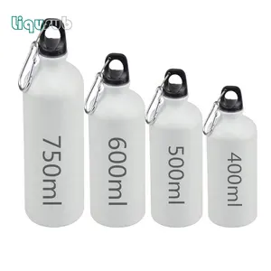 Mida 500Ml 600Ml 750Ml Trống Thăng Hoa Chai Nước Nhôm Thể Thao Chai Cho Mùa Hè Ngoài Trời Cắm Trại Đi Xe Đạp