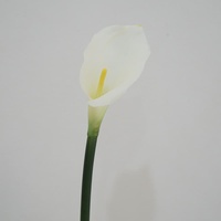 Realistische Künstliche Blumen Latex Künstliche Calla-Lilie 66cm Naturgetreue Calla-Lilie Kunstblume für Hochzeitsdekoration