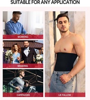 Ceinture de compression abdominale amincissante invisible pour hommes Nebility – Soutien dorsal et protection basique toutes saisons